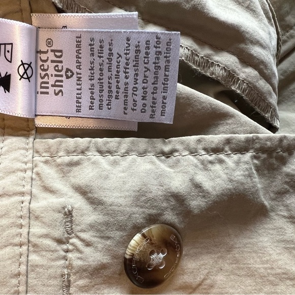 ExOfficio Women's Convertible Hiking Pants Bug Repellent Nylon Outdoor 14 cargo - Picture 6 of 8